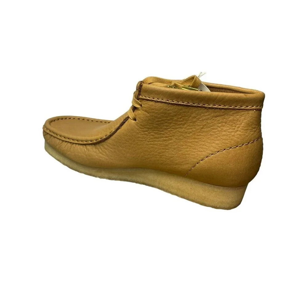 Clarks Original Free People Wallabee Women's Leather Boots Size 9.5 Mid Tan - Picture 4 of 13